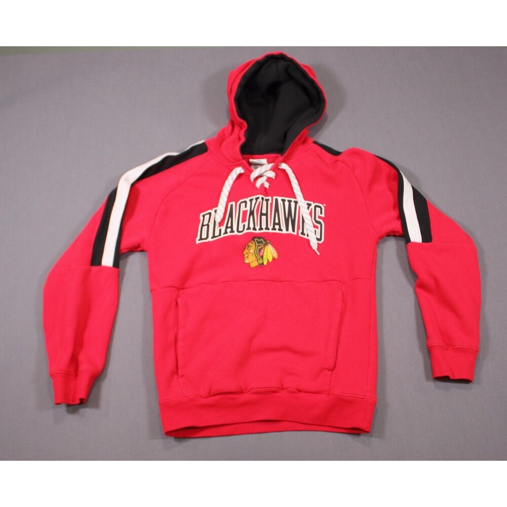 NFL Chicago Blackhawks Hoodie Men’s Cotton Polyester Blend Sz S